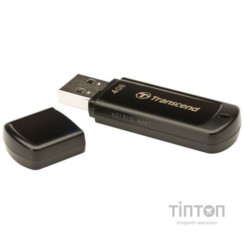 USB флеш 4Gb Transcend JetFlash 350 чорний