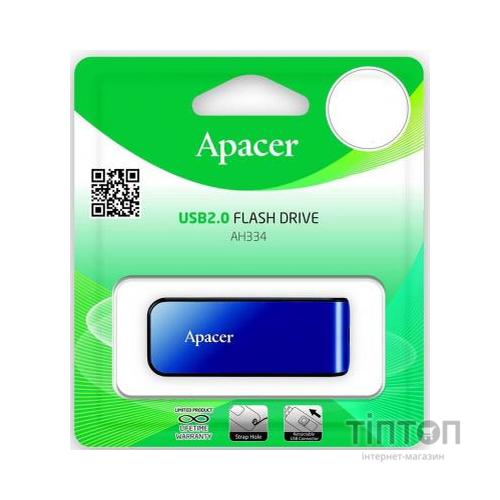 USB флеш 64Gb Apacer AH334 синій