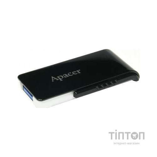 USB флеш 64Gb Apacer AH350 чорний/білий