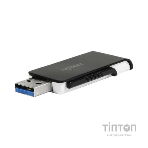 USB флеш 64Gb Apacer AH350 чорний/білий