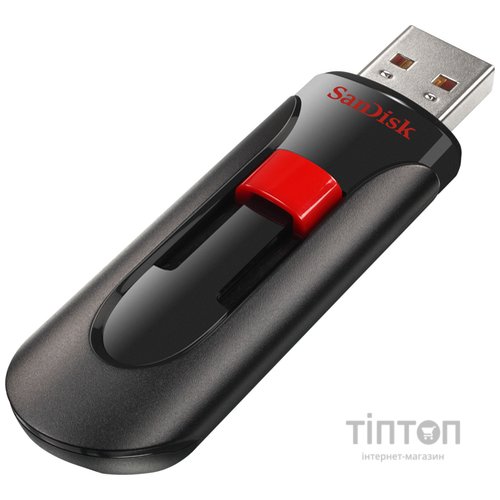 USB флеш 64Gb SanDisk Cruzer Glide USB 2.0 чорна