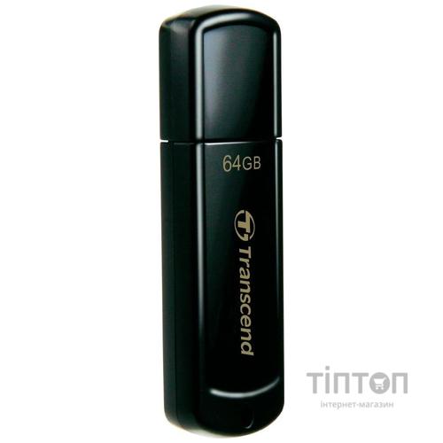 USB флеш 64Gb Transcend JetFlash 350 USB 2.0 чорна
