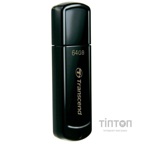 USB флеш 64Gb Transcend JetFlash 350 USB 2.0 чорна