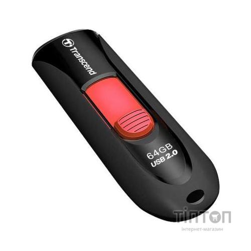USB флеш 64Gb Transcend JetFlash 590 чорний