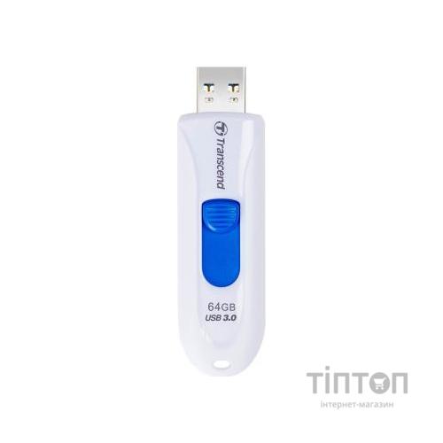 USB флеш 64Gb Transcend JetFlash 790 білий