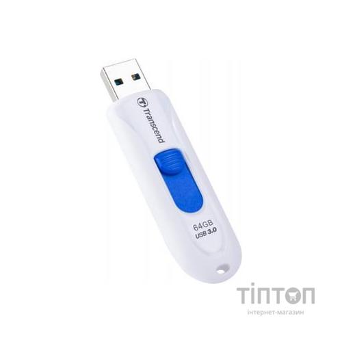 USB флеш 64Gb Transcend JetFlash 790 білий