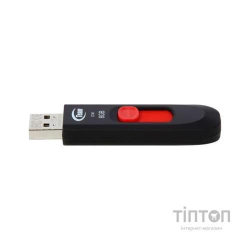 USB флеш 8Gb Team C141 чорний/червоний