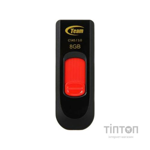 USB флеш 8Gb Team C145 червоний/чорний