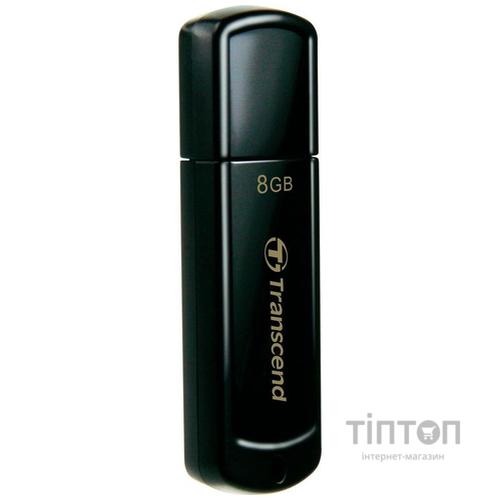 USB флеш 8Gb Transcend JetFlash 350 USB 2.0 чорна