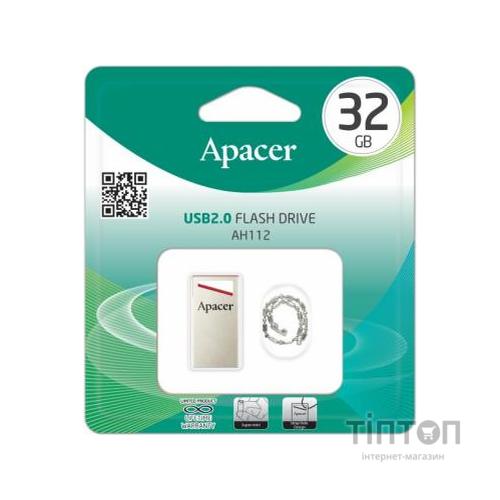 USB флеш Apacer 32GB AH112 срібний