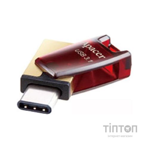 USB флеш Apacer AH180 32GB Type-C Dual USB 3.1 Red