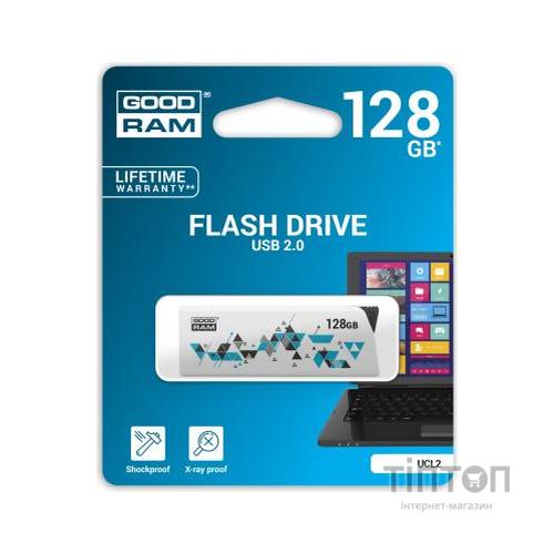 USB флеш GOODRAM 128GB UCL2 Click White USB 2.0