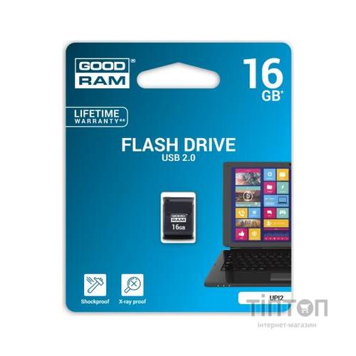USB флеш GOODRAM 16GB UPI2 Piccolo Black USB 2.0