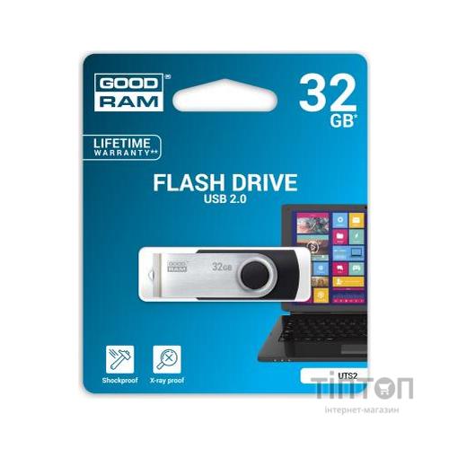 USB флеш GOODRAM 32GB UTS2 (Twister) Black USB 2.0