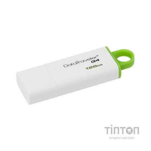 USB флеш Kingston DataTraveler Generation 4 128Gb USB 3.0 біла