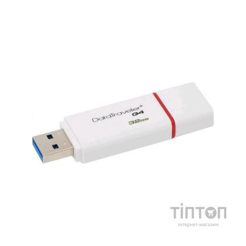 USB флеш Kingston DataTraveler Generation 4 32Gb USB 3.0 біла