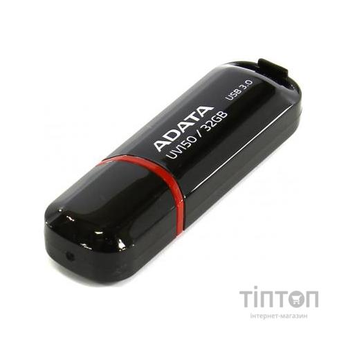 USB флеш накопичувач ADATA 128GB UV150 Black USB 3.0 (AUV150-128G-RBK)