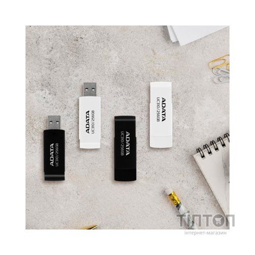 USB флеш накопичувач ADATA 256GB UC310 Black USB 3.0 (UC310-256G-RBK)