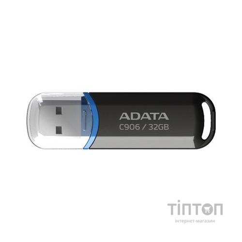 USB флеш накопичувач ADATA 32GB C906 Black USB 2.0 (AC906-32G-RBK)