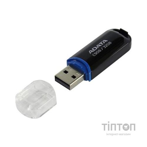 USB флеш накопичувач ADATA 32GB C906 Black USB 2.0 (AC906-32G-RBK)