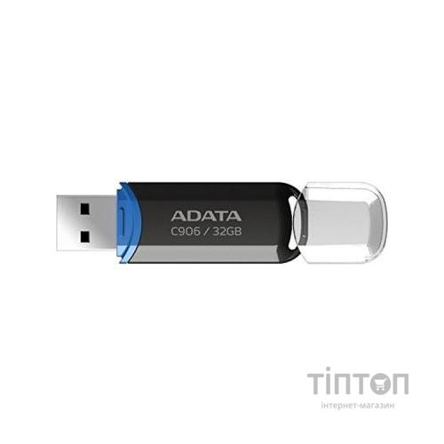 USB флеш накопичувач ADATA 32GB C906 Black USB 2.0 (AC906-32G-RBK)