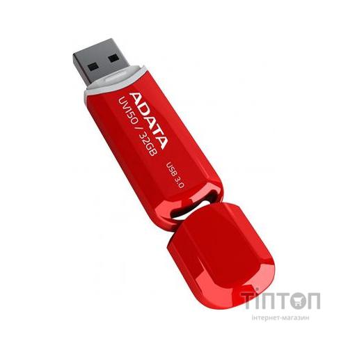 USB флеш накопичувач ADATA 32GB UV150 Red USB 3.0 (AUV150-32G-RRD)