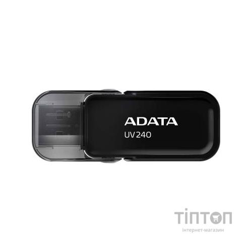 USB флеш накопичувач ADATA 32GB UV240 Black USB 2.0 (AUV240-32G-RBK)