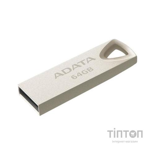 USB флеш накопичувач ADATA 64GB UV210 Metal Silver USB 2.0 (AUV210-64G-RGD)