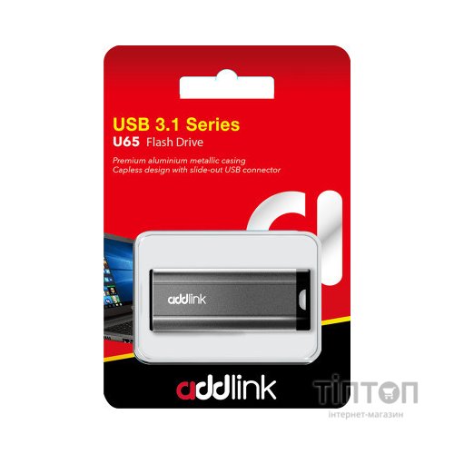 USB флеш накопичувач AddLink 128GB U65 USB 3.1 (ad128GBU65G3)