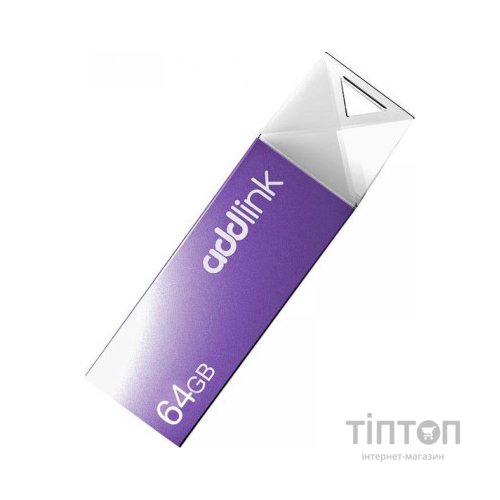 USB флеш накопичувач AddLink 64GB U10 Violet USB 2.0 (ad64GBU10V2)