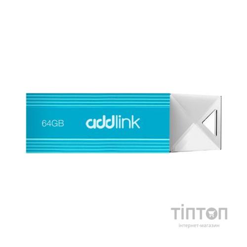 USB флеш накопичувач AddLink 64GB U12 Aqua USB 2.0 (ad64GBU12A2)