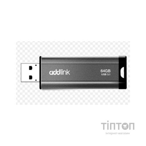 USB флеш накопичувач AddLink 64GB U65 Gray USB 3.1 (ad64GBU65G3)