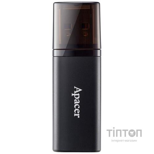USB флеш накопичувач Apacer 128GB AH25B Black USB 3.1 (AP128GAH25BB-1)