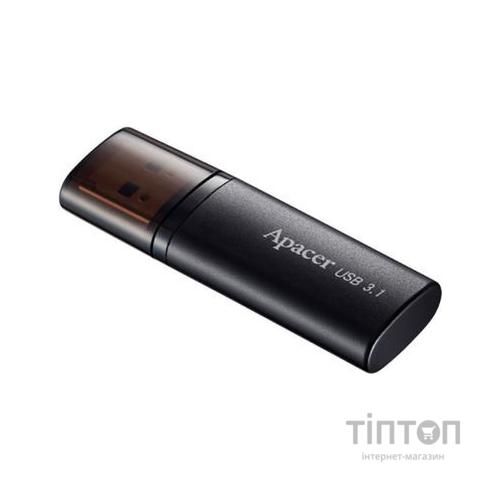 USB флеш накопичувач Apacer 32GB AH25B Black USB 3.1 (AP32GAH25BB-1)