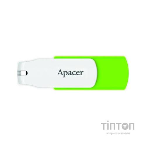 USB флеш накопичувач Apacer 32GB AH335 Green USB 2.0 (AP32GAH335G-1)