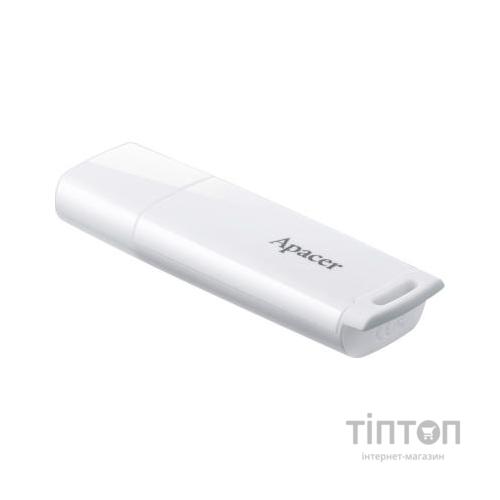 USB флеш накопичувач Apacer 32GB AH336 White USB 2.0 (AP32GAH336W-1)