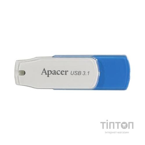 USB флеш накопичувач Apacer 32GB AH357 Blue USB 3.1 (AP32GAH357U-1)