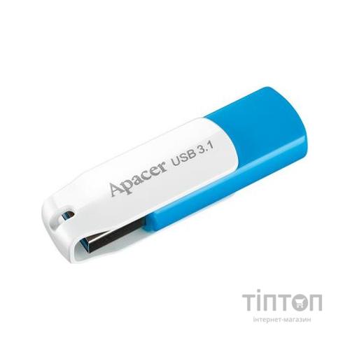 USB флеш накопичувач Apacer 32GB AH357 Blue USB 3.1 (AP32GAH357U-1)