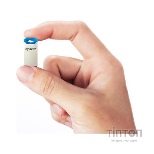 USB флеш накопичувач Apacer 64GB AH111 Blue USB 2.0 (AP64GAH111U-1)