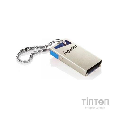 USB флеш накопичувач Apacer 64GB AH155 Blue USB 3.0 (AP64GAH155U-1)