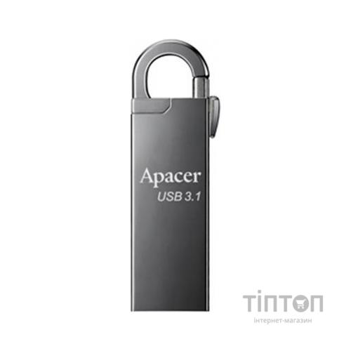 USB флеш накопичувач Apacer 64GB AH15A Ashy USB 3.1 (AP64GAH15AA-1)