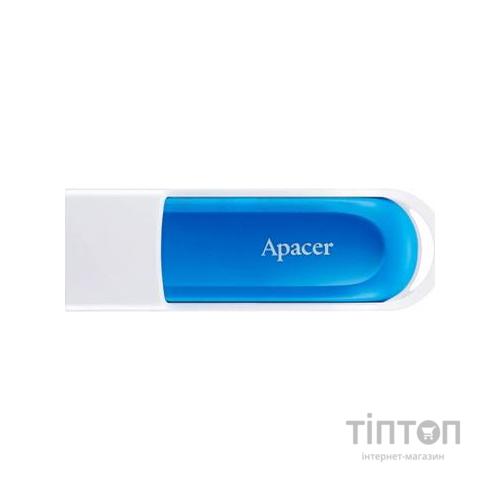 USB флеш накопичувач Apacer 64GB AH23A White USB 2.0 (AP64GAH23AW-1)