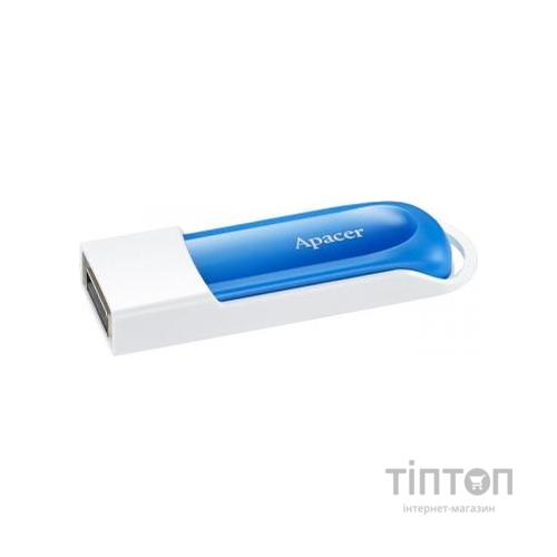 USB флеш накопичувач Apacer 64GB AH23A White USB 2.0 (AP64GAH23AW-1)