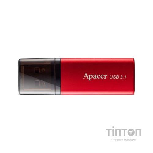 USB флеш накопичувач Apacer 64GB AH25B Red USB 3.1 Gen1 (AP64GAH25BR-1)