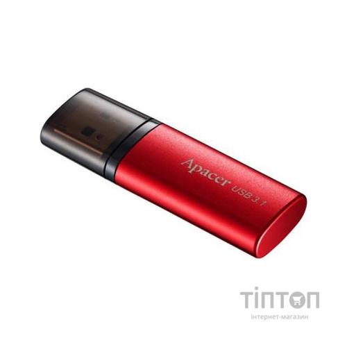 USB флеш накопичувач Apacer 64GB AH25B Red USB 3.1 Gen1 (AP64GAH25BR-1)