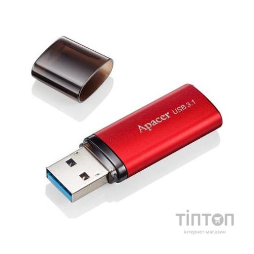 USB флеш накопичувач Apacer 64GB AH25B Red USB 3.1 Gen1 (AP64GAH25BR-1)