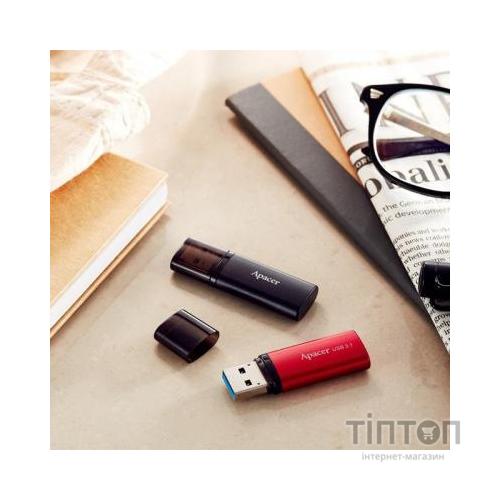 USB флеш накопичувач Apacer 64GB AH25B Red USB 3.1 Gen1 (AP64GAH25BR-1)