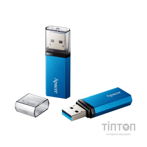 USB флеш накопичувач Apacer 64GB AH25C Ocean Blue USB 3.0 (AP64GAH25CU-1)