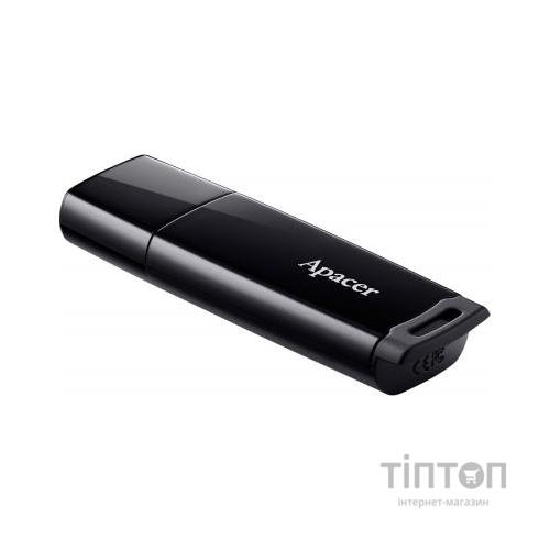 USB флеш накопичувач Apacer 64GB AH336 Black USB 2.0 (AP64GAH336B-1)