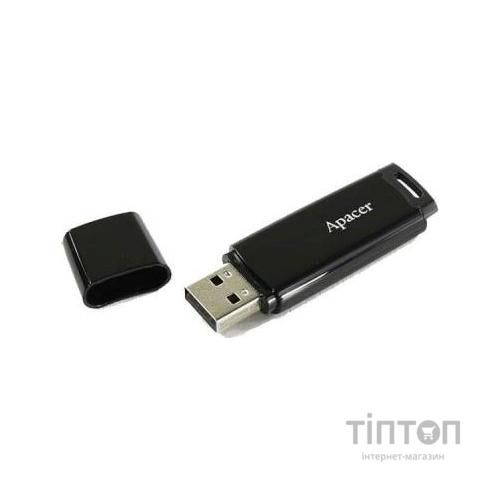 USB флеш накопичувач Apacer 64GB AH336 Black USB 2.0 (AP64GAH336B-1)